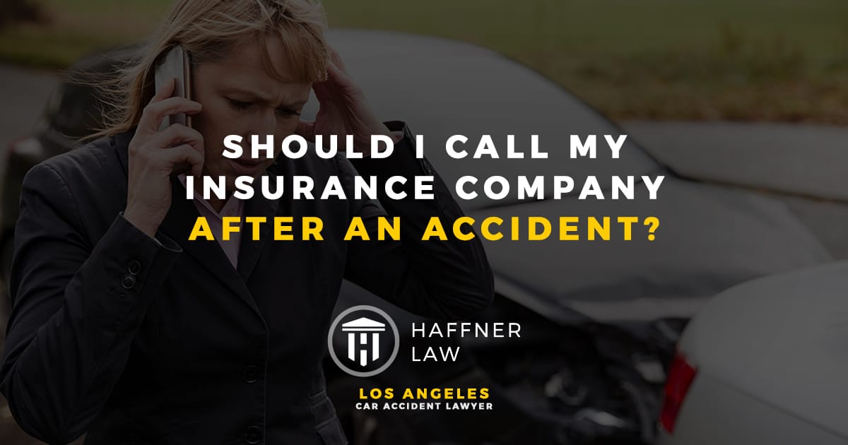 Should I Call My Insurance Company After an Accident?